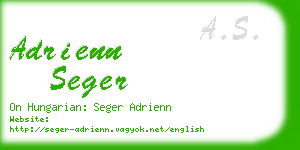 adrienn seger business card